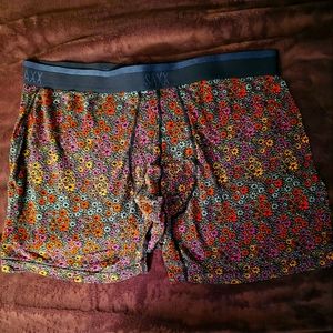 Saxx platinum boxer brief large flower design